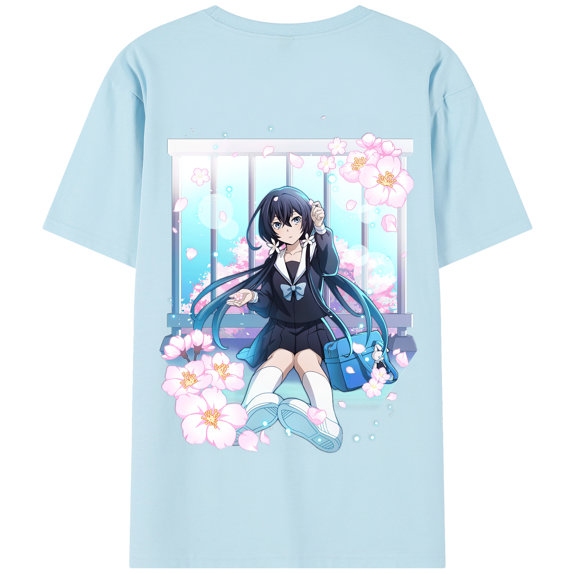 （画像用） 文豪ストレイドッグス Bungo Stray Dogs 綿100％半袖Tシャツ（背面プリント）
